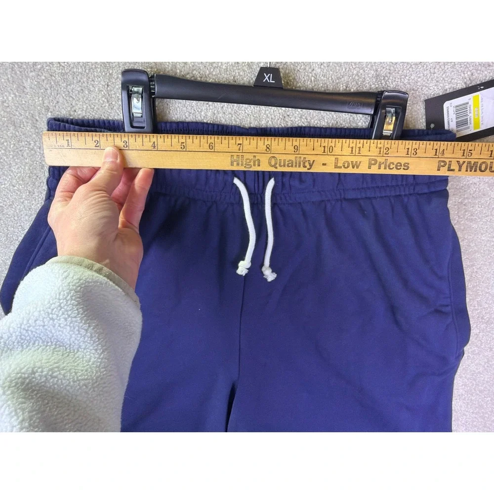 Under Armour Rival Terry 6in Shorts Men Medium Navy Blue 1382427 Gym Running NEW